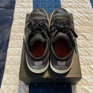 Air Jordan 1’s craft inside out black